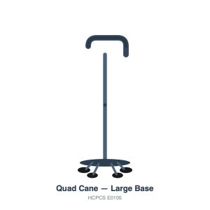 Quad Cane with Large Base